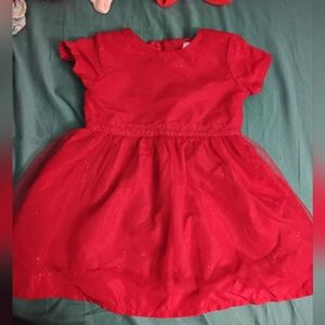 Carter's Sparkling Red Formal Dress